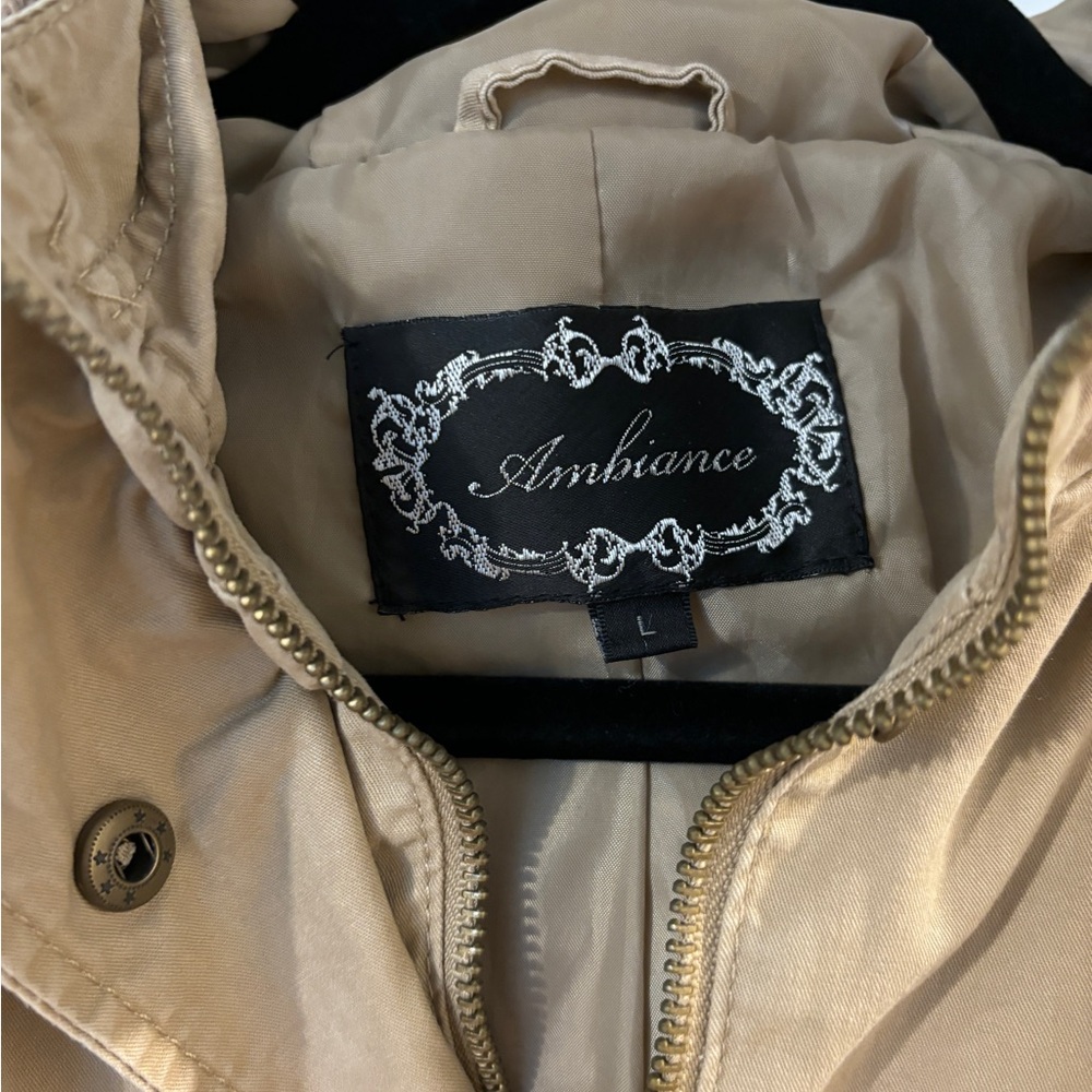 Tan Utility Jacket Size Large - Picture 3 of 10